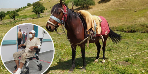 Dengelerini Kaybedince Atı İle Birlikte Düştü