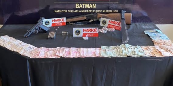 Batman’da uyuşturucu operasyonu: 2 şüpheli tutuklandı
