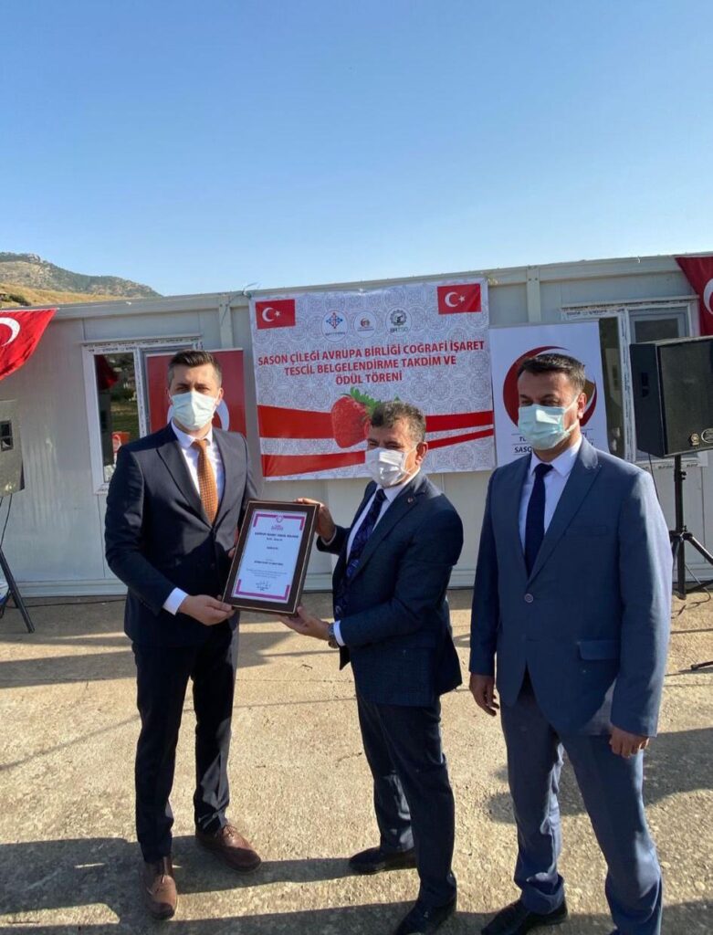 Sason çileği tescillendi