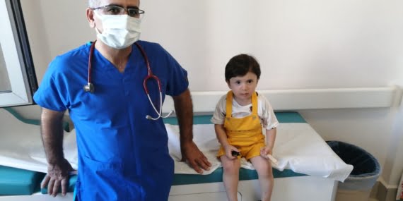 Batman’da 20 aylık çocuk 14 adet mıknatıs yuttu