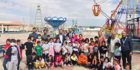 Batmanlı çocuklara lunapark jesti