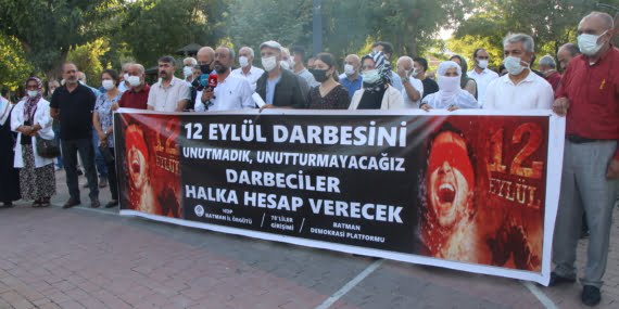 12 Eylül 1980 darbesinin 41. yılı Batman’da kınandı