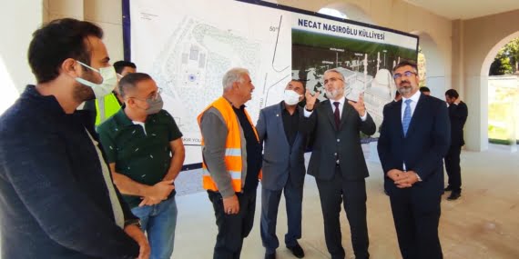 Diyanet İşeri Başkan Yardımcısı Batman’da Esentepe’deki cami ve külliye inşaatını ziyaret etti