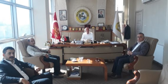 Kamu-Der heyeti Balpınar Belediyesini ziyaret etti