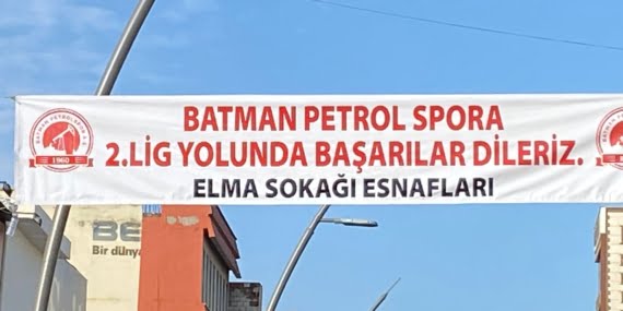 Elma Sokağı’ndan Petrolspor’a destek