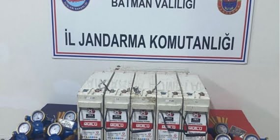 Batman’da baz istasyonu hırsızları yakalandı