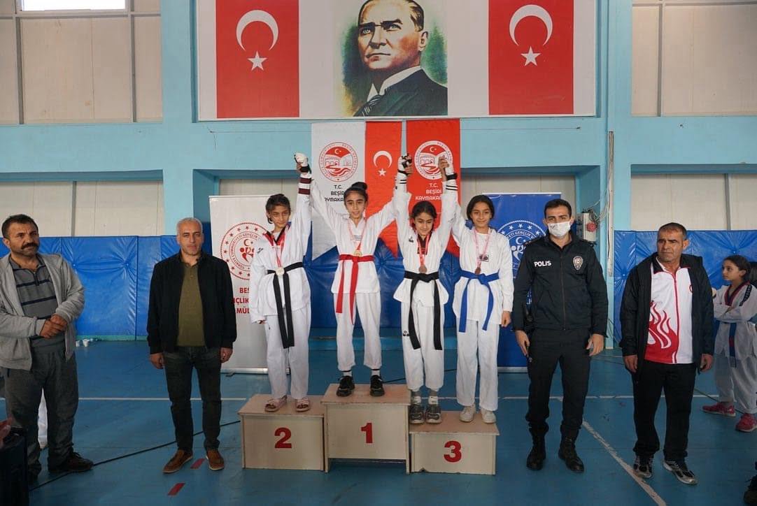 Batman'da Taekwondo şampiyonası sona erdi