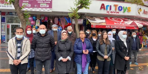Batman’da Leyla Güven’e verilen ceza protesto edildi