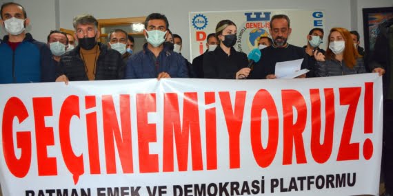 Batman Emek ve Demokrasi Platformu: Halktan ve emekten yana bir bütçe istiyoruz