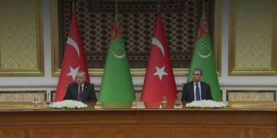 Cumhurbaşkanı Erdoğan Türkmenistan’da