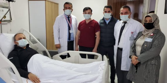 ‘Karın ön duvarı yırtılan hasta’ başarılı bir şekilde ameliyat edildi