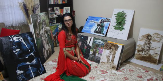 Batmanlı ressam Ruken’in ilk sergisi yarın açılıyor