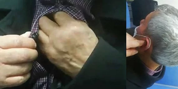 72 yaşındaki şahıs ehliyet sınavında kopya düzeneği ile yakalandı