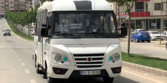 Batman’da minibüs ücretlerine zam