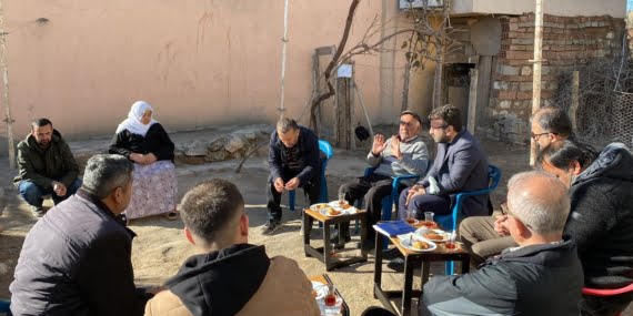 AK Partili Gür Huzur, Çamlıca ve Belde mahallelerini ziyaret etti