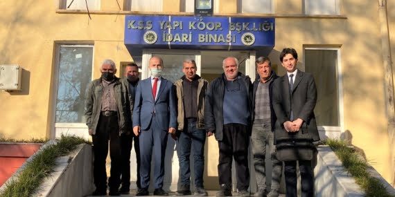 DİKA Genel Sekreteri Alanlı’dan Küçük Sanayi Sitesi Yönetimi’ne ziyaret