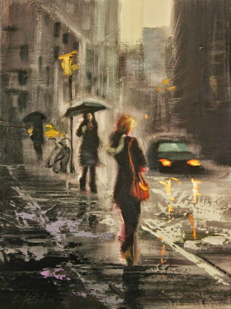 Paris caddesi ya da yağmurlu bir gün