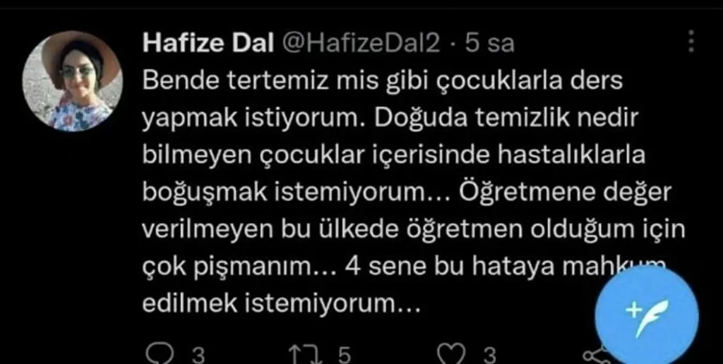 Tepki çeken paylaşımda bulunan öğretmene soruşturma Tepki çeken paylaşımda bulunan öğretmene soruşturma