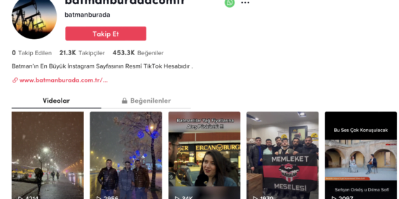 Batman Burada Tiktok Hesabını Takip Et!