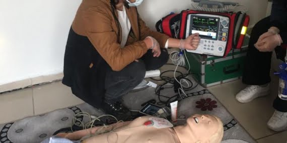 112 istasyonlarına yeni atanan personele ‘ileri yaşam desteği eğitimi’ verildi