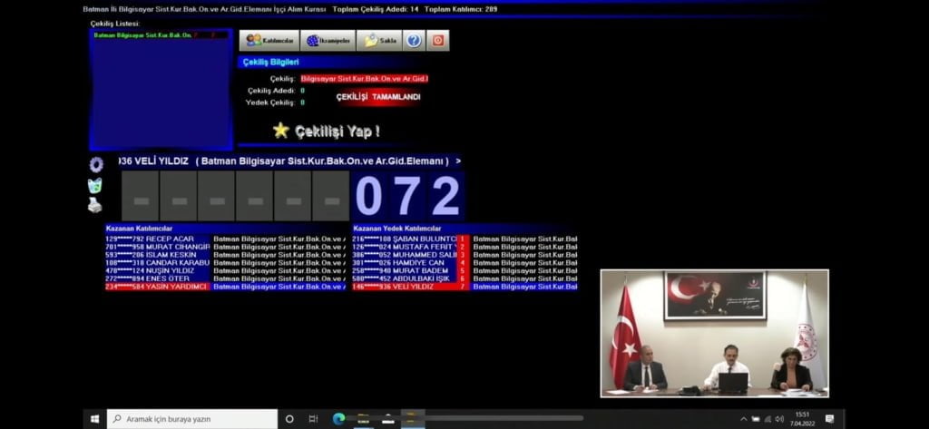 Sağlık Bakanlığı kurasının Batman sonuçları açıklandı: İşte isimleri çıkanlar...
