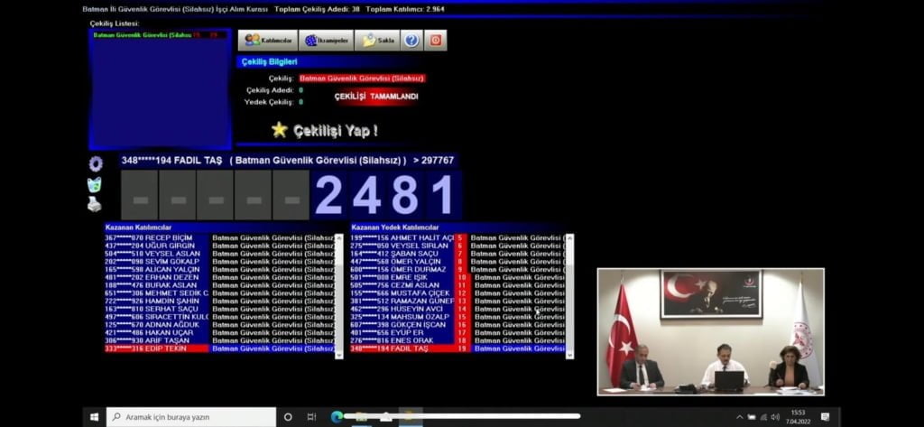 Sağlık Bakanlığı kurasının Batman sonuçları açıklandı: İşte isimleri çıkanlar...