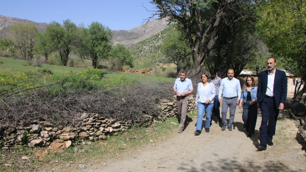 HDP'li vekil Ayşe Acar Başaran Timok köyünden konuştu HDP'li vekil Ayşe Acar Başaran Timok köyünden konuştu