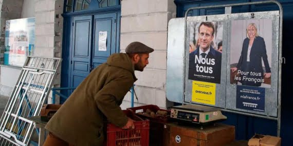 Fransa’da Macron yeniden seçildi