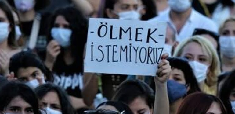 kadın ölüm cinayet