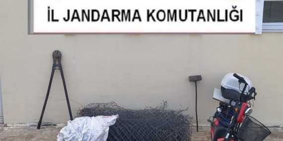 Tel çalmak üzereyken yakalandılar