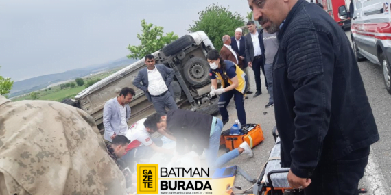Şerbetli köyü yolunda kaza: 5 yaralı