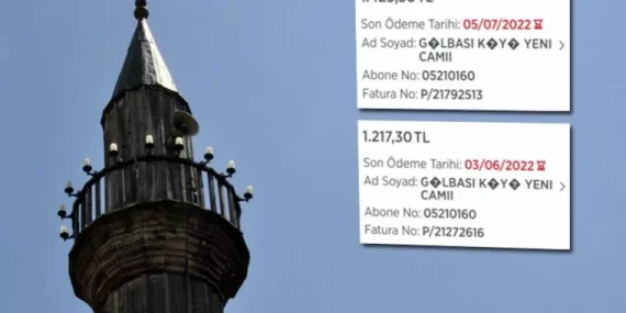 Faturası ödenmediği için elektriği kesilen 3 camide 3 gün boyunca ezan okunmadı