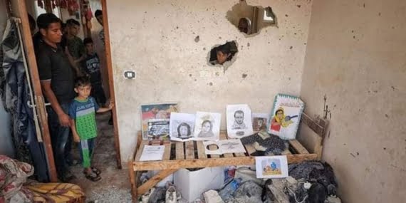 İsrail saldırısında 22 yaşındaki Filistinli ressam Duniyana Al-Amour yaşamını yitirdi