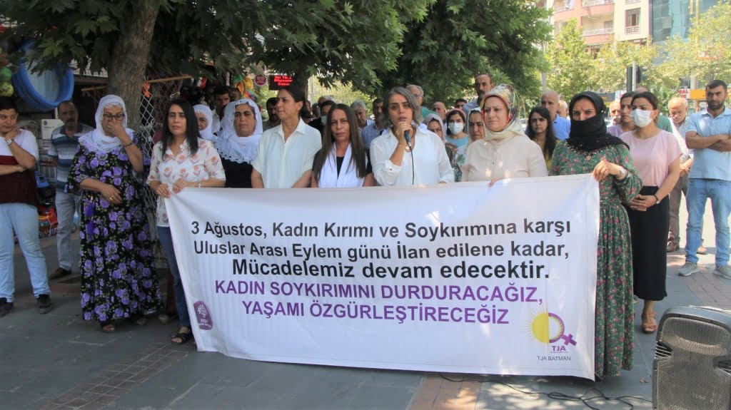 Batman’da Şengal katliamı 8. yılında protesto edildi