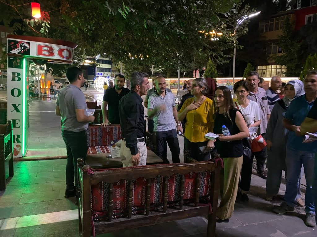 HDP Batman'da Diyarbakır mitingi için aralıksız çalışma yürütüyor