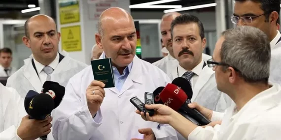 Yerli ve milli pasaportun üretimi başladı