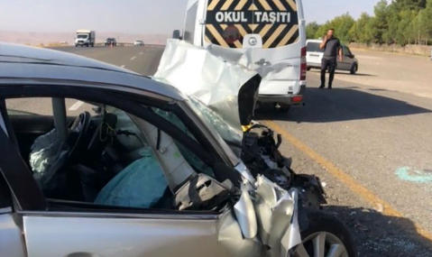 Kıradağı’nda kaza: 12 yaralı