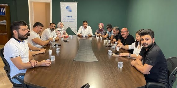 Batman’da 19 Eylül TMMOB Mühendis, Mimar ve Şehir Plancıları Dayanışma Günü açıklaması