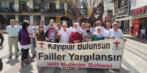 Batman’da 544. haftada Kılıç, Sincar ve Özdemir’in failleri soruldu