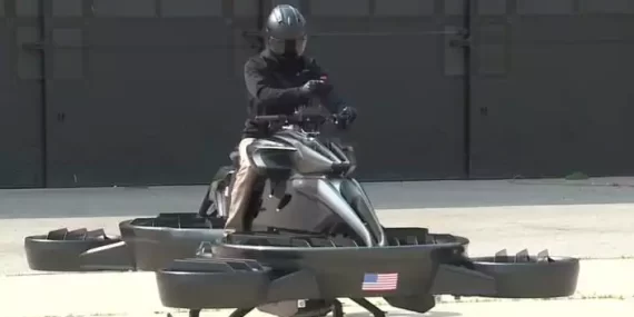 Uçan bisiklet ABD’de görücüye çıktı: Fiyatı belli oldu