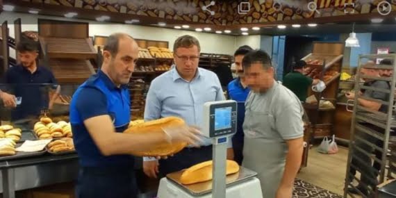 Batman’da zabıta  ekipleri fırınları denetledi