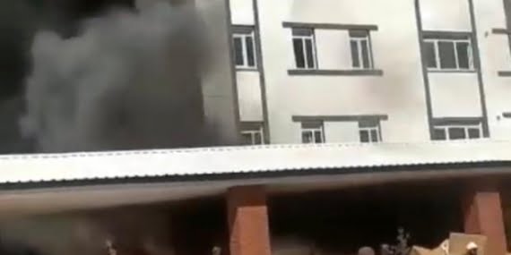 Bitlis’te kız yurdunda yangın