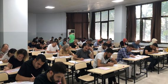 Görevde yükselme sınavı yapıldı