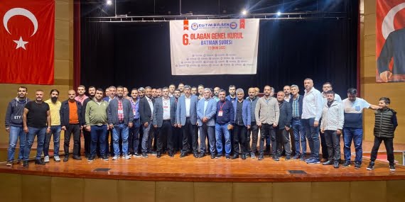 Eğitim Bir Sen Batman Şube’sinin 6. Genel Kurulunda kazanan Önlü oldu