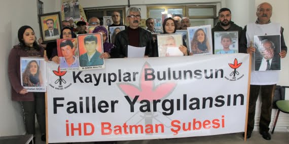 Kayıp yakınları ve İHD 556. haftada bir araya geldi