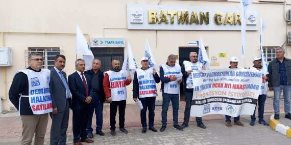 Gar çalışanlarından ‘promosyonlar revize edilsin’ eylemi