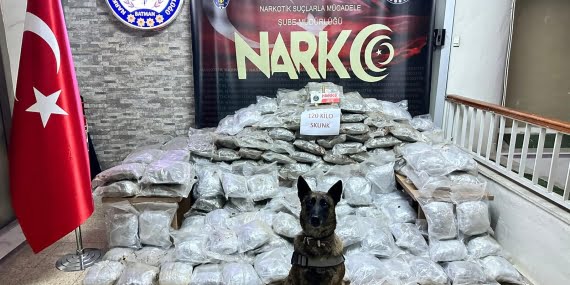 Batman’da 119 kilo ‘skunk’ ele geçirildi