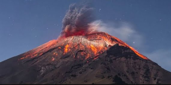 Popocatepetl Yanardağı’nda 10 günde 25 patlama meydana geldi