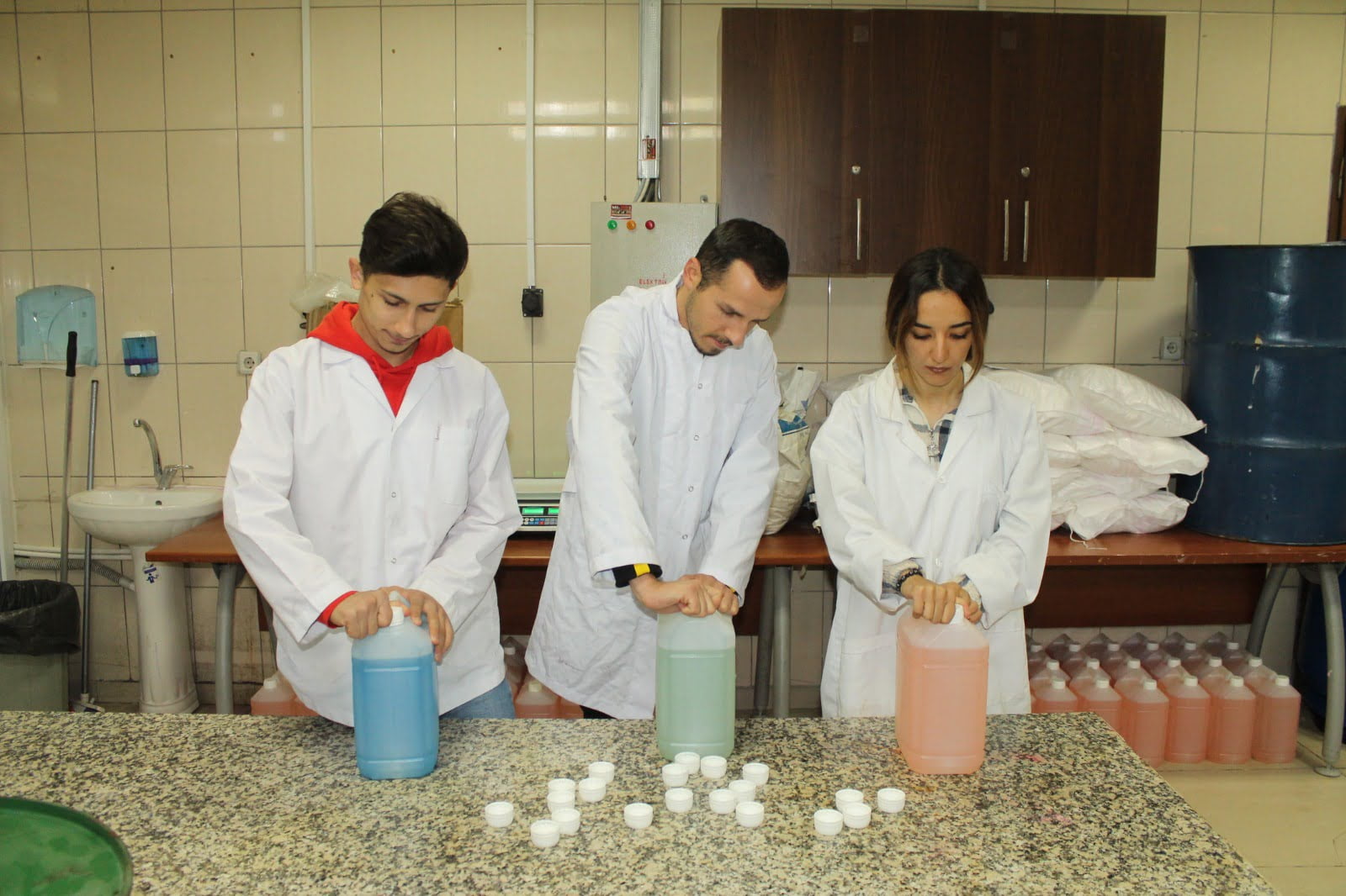 Batman Üniversitesi sabun üretimine başladı