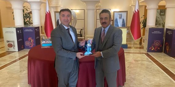 Rektör Demir Katar’ın Ankara büyükelçisi ile görüştü